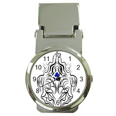 Tribal Chrome Money Clip With Watch by Paladin7