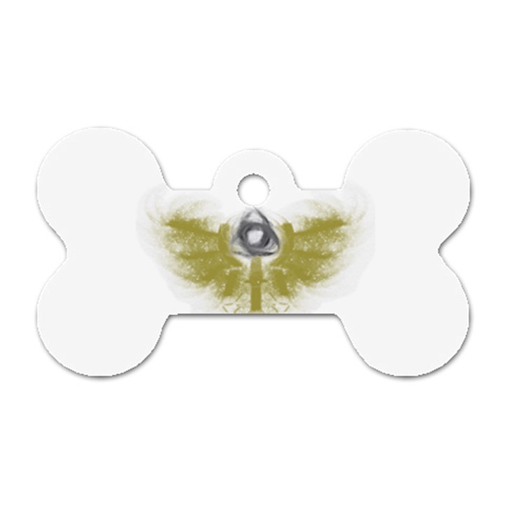 3dsb Twin-sided Dog Tag (Bone)