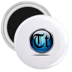 Small Logo Of Trickytricks 3  Button Magnet by mytrickytricks