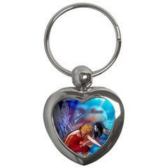 As The River Rises Key Chain (heart) by AuthorPScott