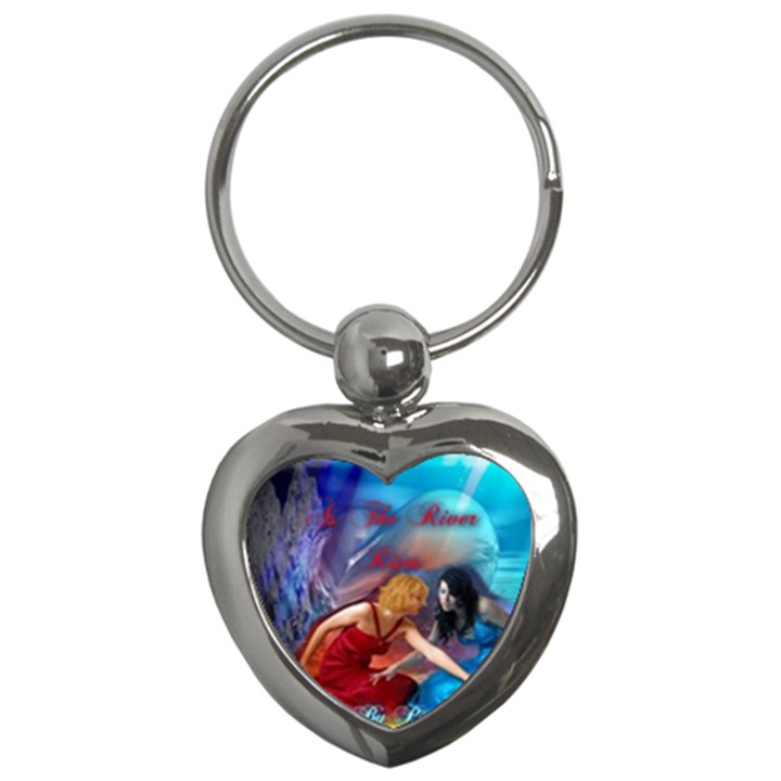 As The River Rises Key Chain (Heart)