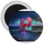 As The Rain Falls 3  Button Magnet Front