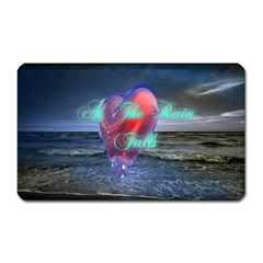 As The Rain Falls Magnet (rectangular) by AuthorPScott