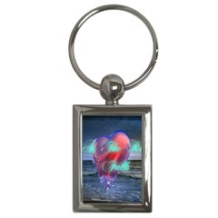 As The Rain Falls Key Chain (rectangle)