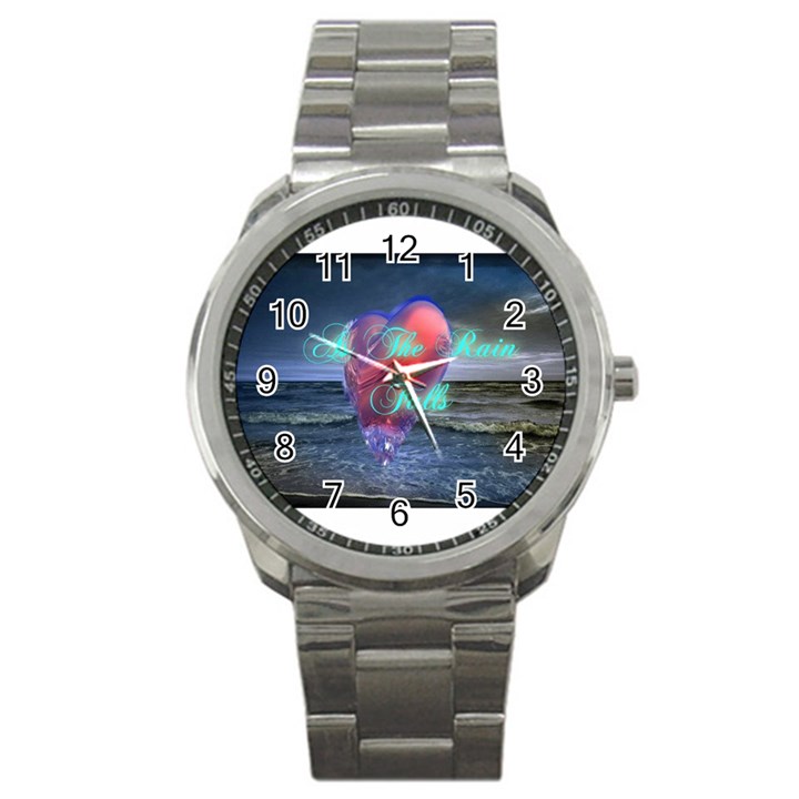 As The Rain Falls Sport Metal Watch