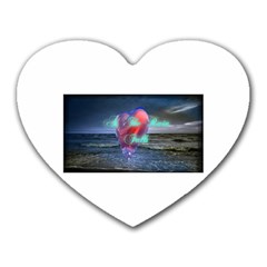 As The Rain Falls Mouse Pad (heart) by AuthorPScott