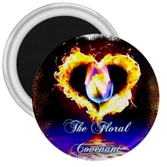 Thefloralcovenant 3  Button Magnet by AuthorPScott