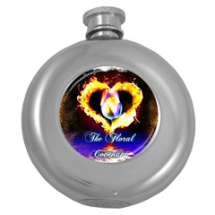 Thefloralcovenant Hip Flask (round) by AuthorPScott