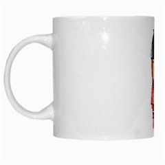 Japanese Geisha White Coffee Mug