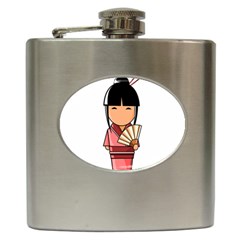 Japanese Geisha Hip Flask by KujiKujistore