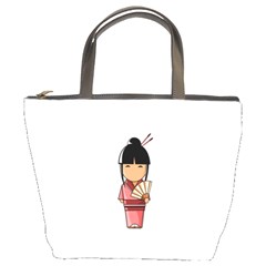 Japanese Geisha Bucket Bag