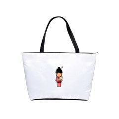 Japanese Geisha Large Shoulder Bag by KujiKujistore