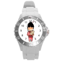 Japanese Geisha Plastic Sport Watch (large) by KujiKujistore