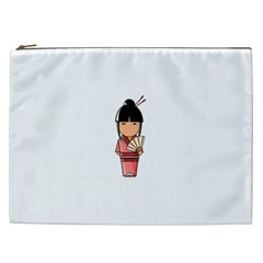 Japanese Geisha Cosmetic Bag (xxl) by KujiKujistore