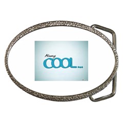 Cool Designs Store Belt Buckle (oval) by CoolDesignsStore