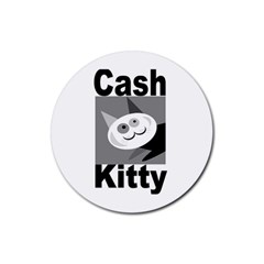 Cash Kitty Logo Drink Coasters 4 Pack (round)