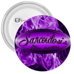 Flaming Hope  3  Button by PJsKickinDesigns