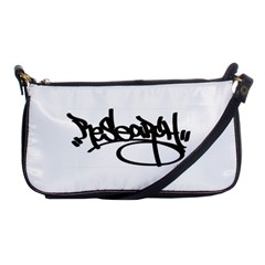 Rdlx Handstyle - Black Print Evening Bag