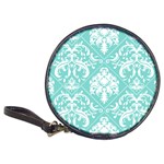 Tiffany Blue and White Damask CD Wallet Front