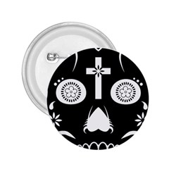 Sugar Skull 2 25  Button