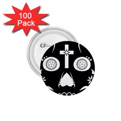 Sugar Skull 1 75  Button (100 Pack) by asyrum