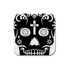 Sugar Skull Drink Coasters 4 Pack (square) by asyrum