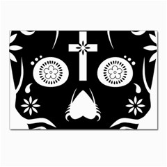 Sugar Skull Postcard 4 x 6  (10 Pack) by asyrum