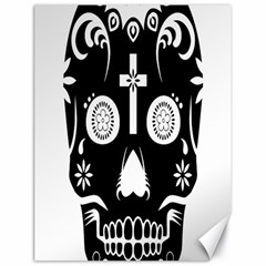 Sugar Skull Canvas 18  X 24  (unframed) by asyrum