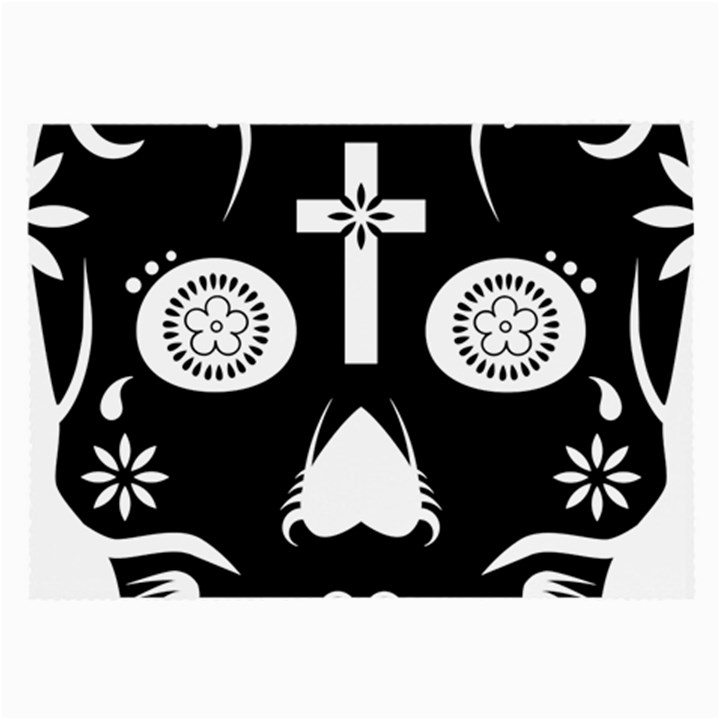 Sugar Skull Glasses Cloth (Large, Two Sided)