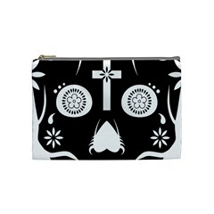 Sugar Skull Cosmetic Bag (medium) by asyrum