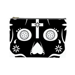 Sugar Skull Cosmetic Bag (large) by asyrum