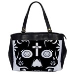 Sugar Skull Oversize Office Handbag (One Side) Front