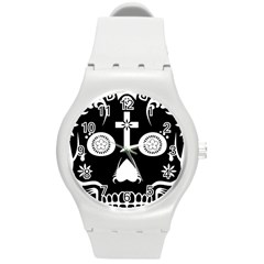 Sugar Skull Plastic Sport Watch (medium) by asyrum