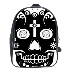 Sugar Skull School Bag (xl) by asyrum