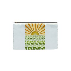 Along The Green Waves Cosmetic Bag (small) by tees2go