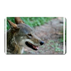 Red Wolf Magnet (rectangular)