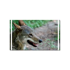 Red Wolf Sticker 10 Pack (rectangle) by AnimalLover