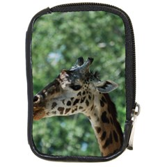 Cute Giraffe Compact Camera Leather Case by AnimalLover