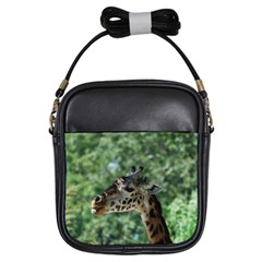 Cute Giraffe Girl s Sling Bag by AnimalLover