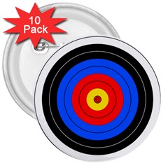 Target 3  Button (10 pack)