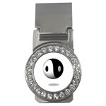 Yin Yang Money Clip (CZ) Front