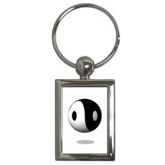 Yin Yang Key Chain (rectangle) by hlehnerer