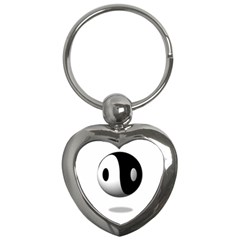 Yin Yang Key Chain (heart) by hlehnerer