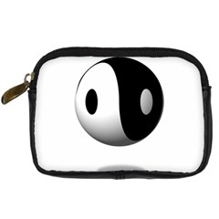 Yin Yang Digital Camera Leather Case by hlehnerer