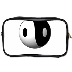 Yin Yang Travel Toiletry Bag (one Side) by hlehnerer