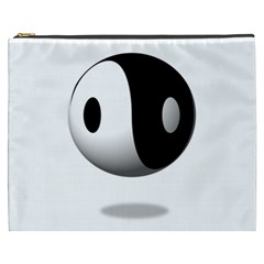 Yin Yang Cosmetic Bag (xxxl) by hlehnerer