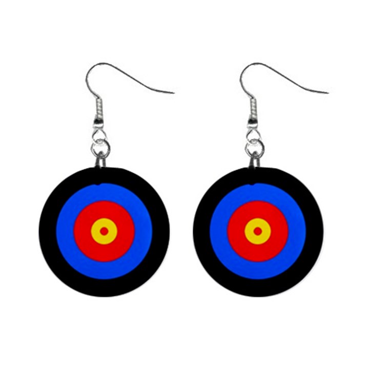 Target Mini Button Earrings