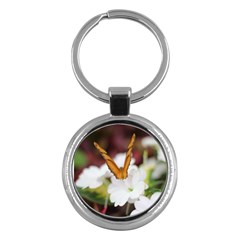 Butterfly 159 Key Chain (round) by pictureperfectphotography