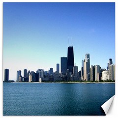 Chicago Skyline Canvas 12  X 12  (unframed)