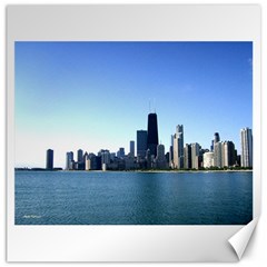 Chicago Skyline Canvas 20  X 20  (unframed) by canvasngiftshop